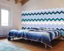 Chevron Stripe (right angle) Wall Pattern Vinyl Decals